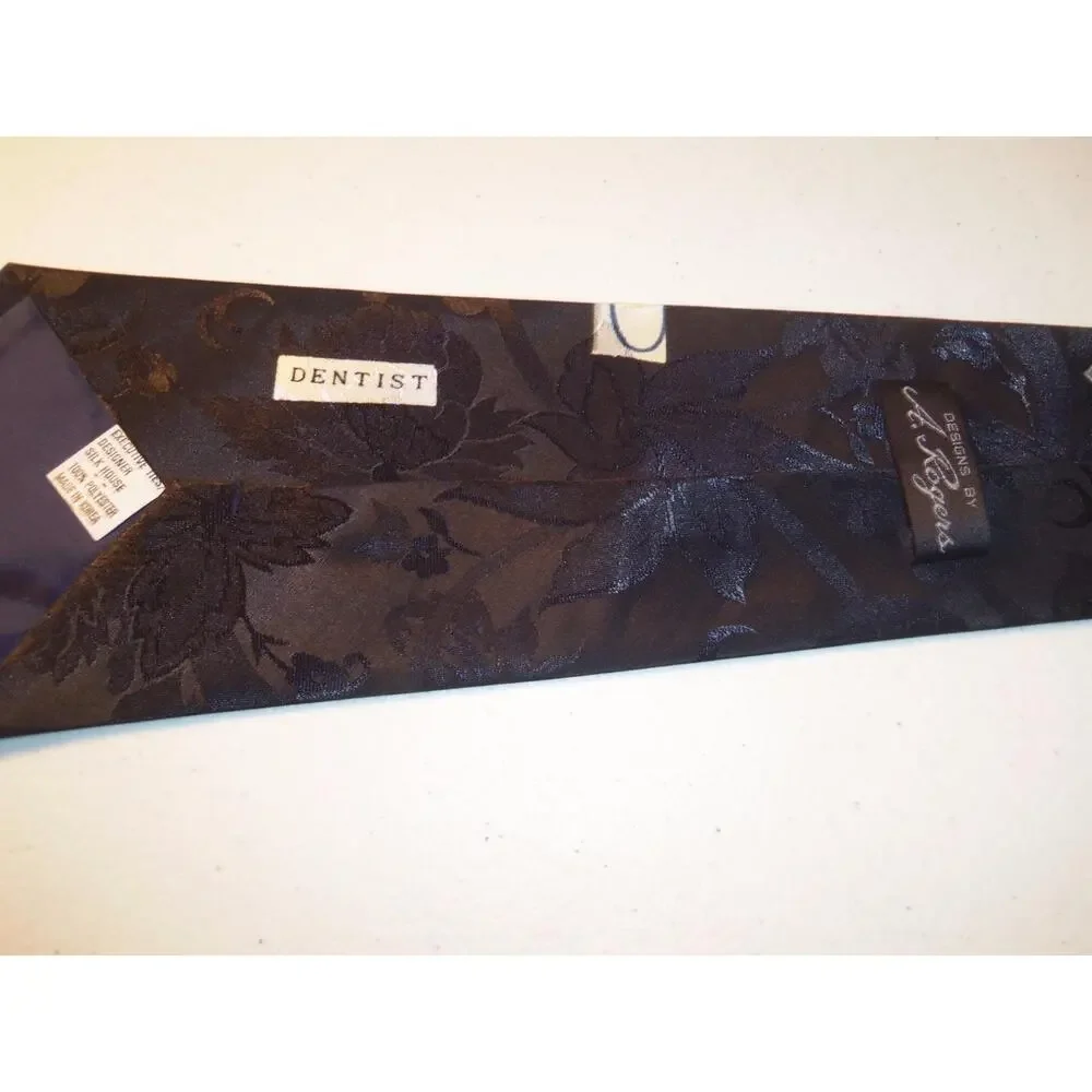 Dental Tools Dentist Tie A. Rogers Executive Necktie -1215T20